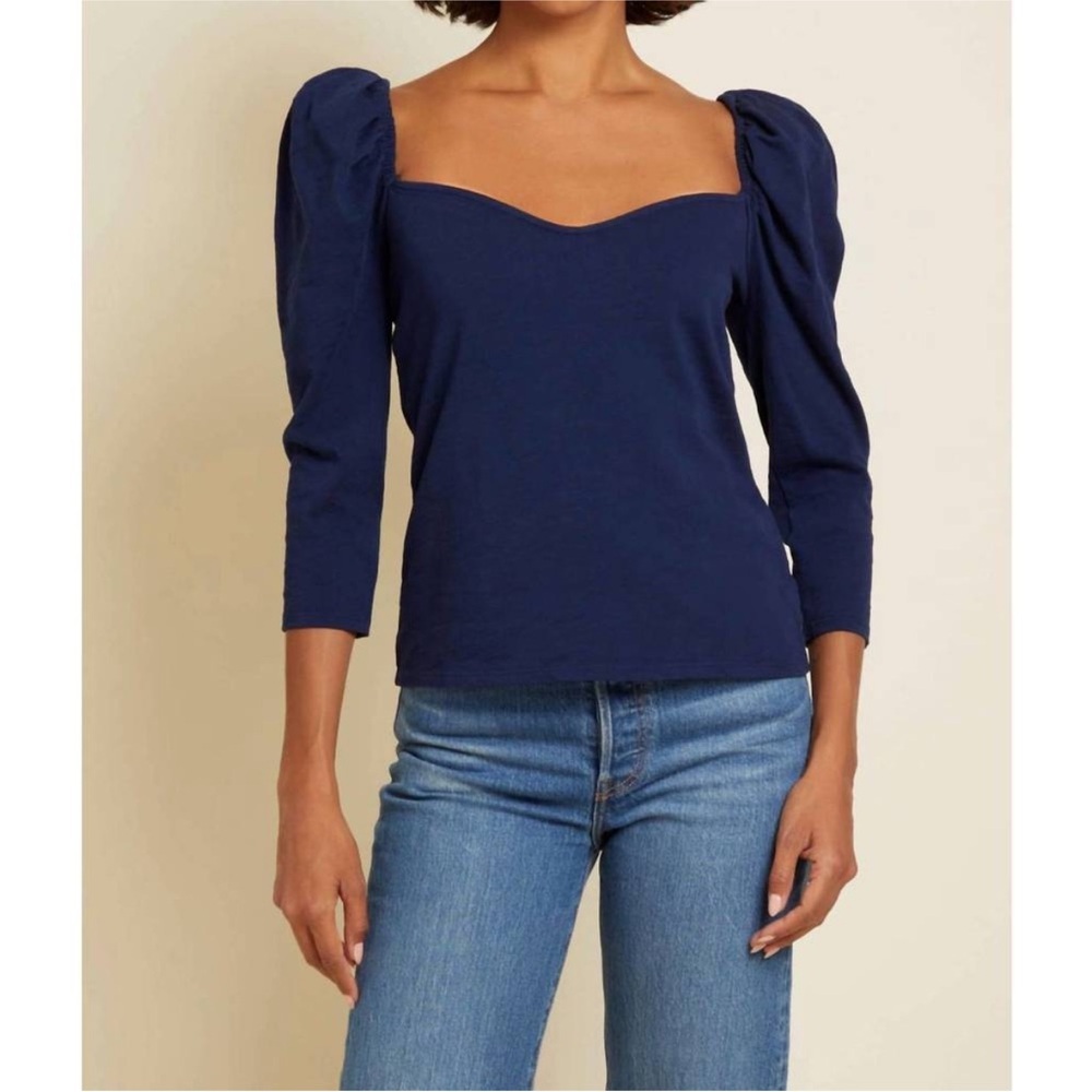 Nation LTD Arabelle Party Tee Navy